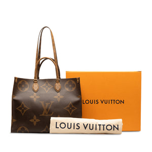 Louis Vuitton Monogram Reverse Giant OnTheGo GM Brown