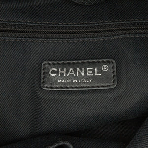 Chanel Small Canvas Deauville Tote Brown