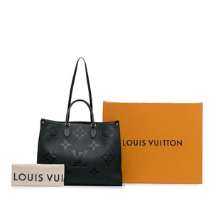 Louis Vuitton Monogram Empreinte Onthego MM Black