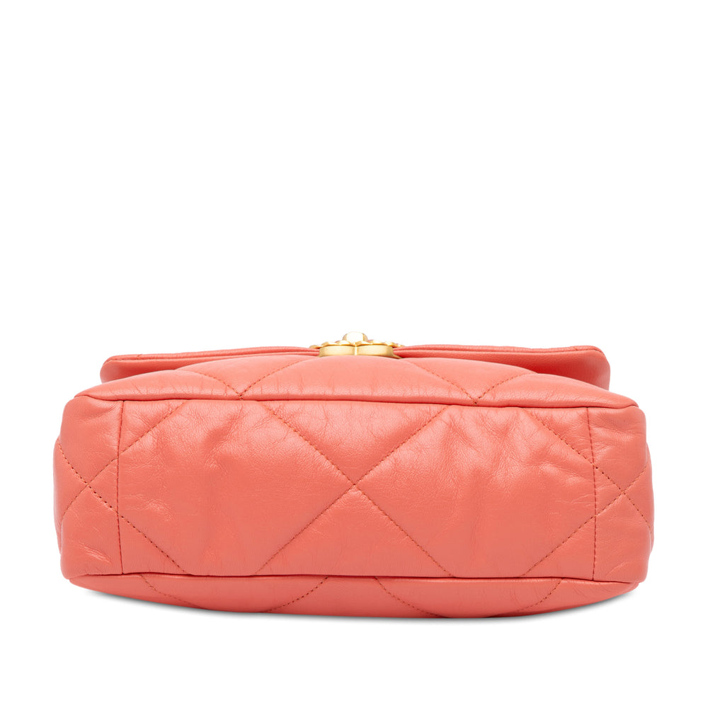 Chanel Medium Lambskin 19 Flap Pink