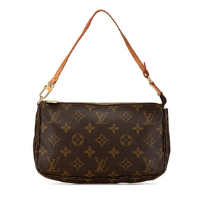 Louis Vuitton Monogram Pochette Accessoires Brown