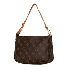 Louis Vuitton Monogram Pochette Accessoires Brown