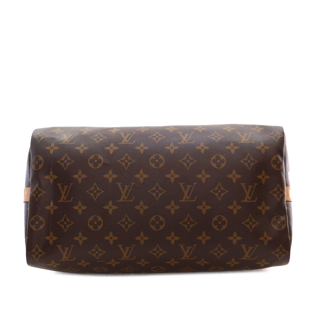 Louis Vuitton Monogram Speedy Bandouliere 35 Brown