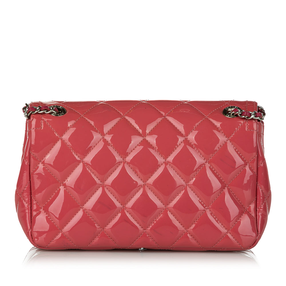 Chanel Small Patent Coco Shine Flap Pink