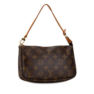 Louis Vuitton Monogram Pochette Accessoires Brown