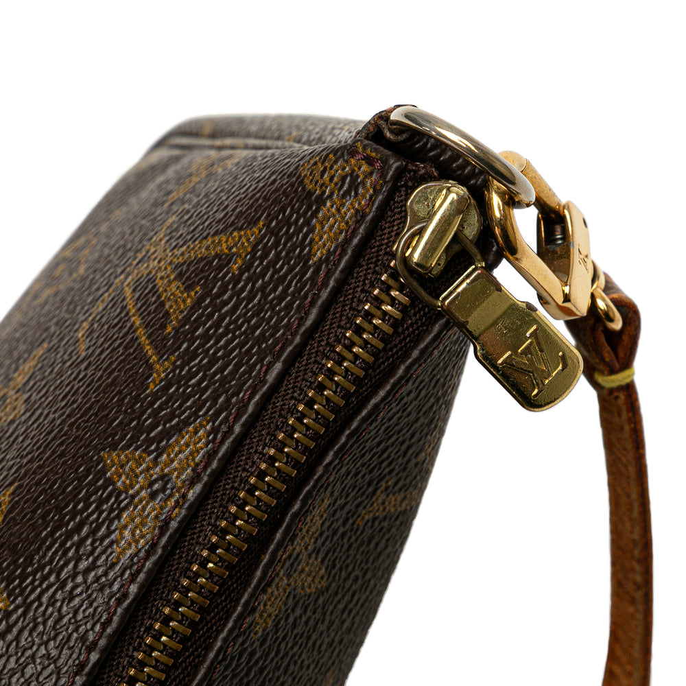 Louis Vuitton Monogram Pochette Accessoires Brown