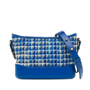 Chanel Small Tweed Gabrielle Crossbody Blue