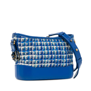 Chanel Small Tweed Gabrielle Crossbody Blue