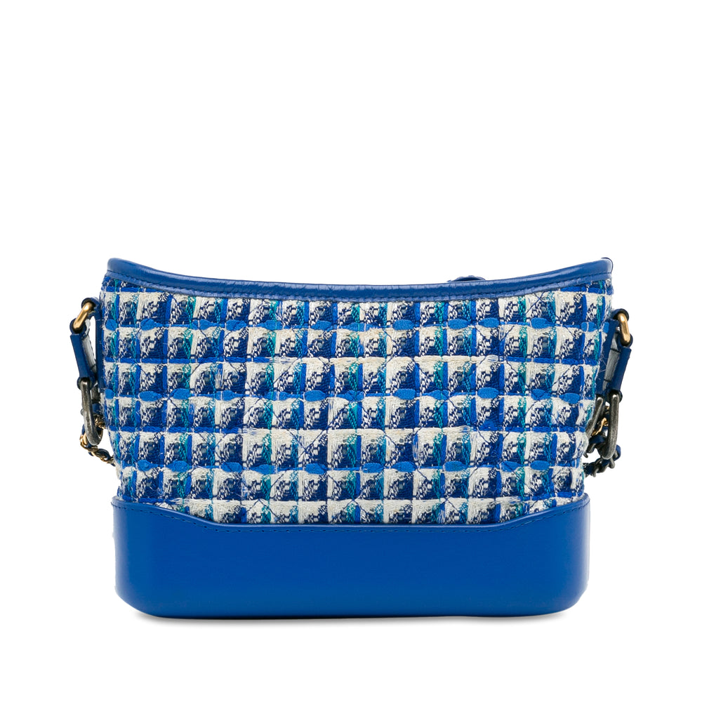 Chanel Small Tweed Gabrielle Crossbody Blue