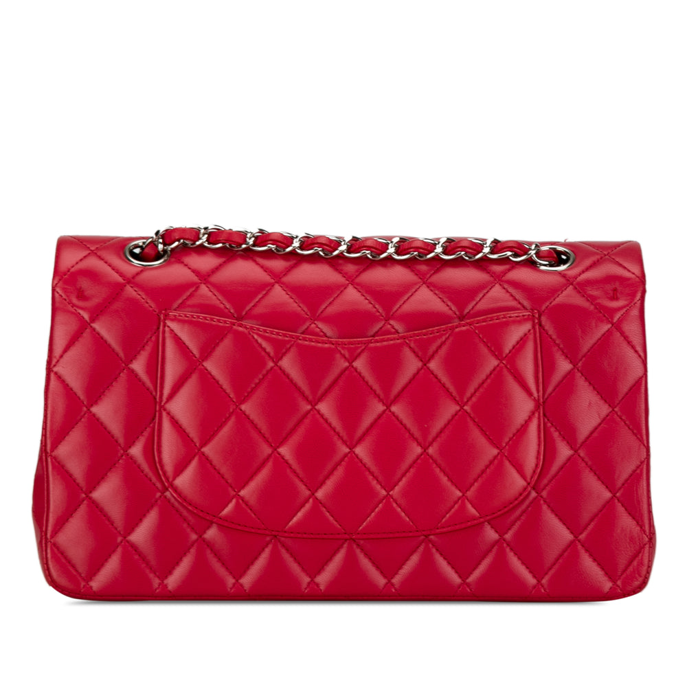 Chanel Medium Classic Lambskin Double Flap Red