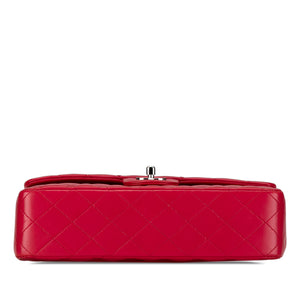 Chanel Medium Classic Lambskin Double Flap Red