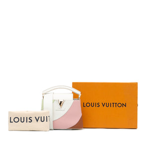 Louis Vuitton Taurillon Gelato Mini Capucines Pink