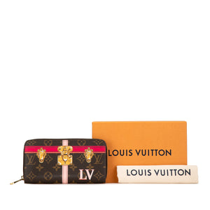 Louis Vuitton Monogram Summer Trunks Zippy Long Wallet Brown