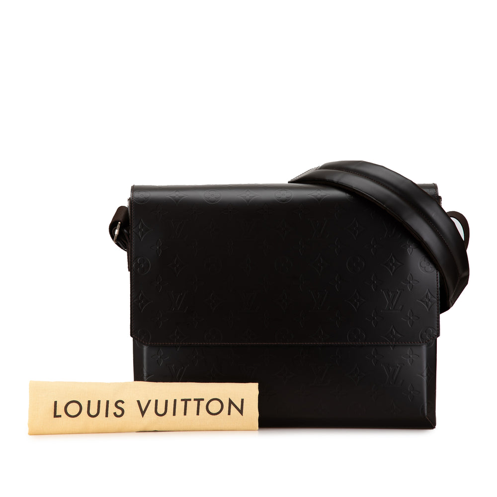 Louis Vuitton Monogram Glace Fonzie Brown