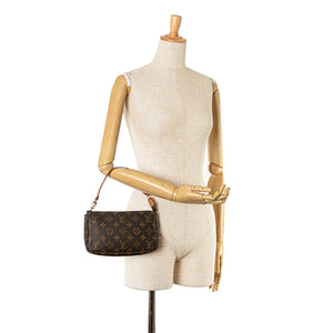 Louis Vuitton Monogram Pochette Accessoires Brown