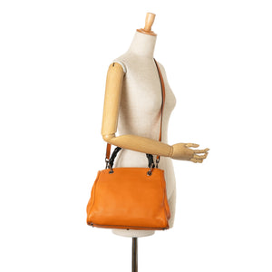 Gucci Small Bamboo Shopper Orange