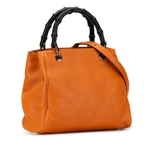 Gucci Small Bamboo Shopper Orange