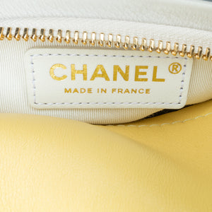 Chanel Calfskin Coco Beach Ball Bag Yellow