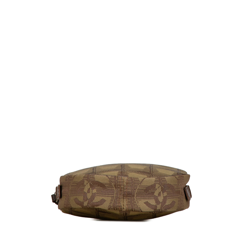 Chanel New Travel Line Nylon Pouch Brown