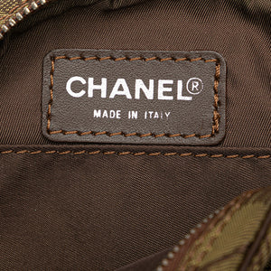 Chanel New Travel Line Nylon Pouch Brown