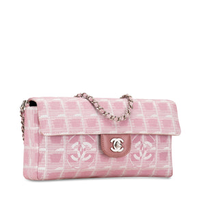 Chanel New Travel Line East West Flap Pink