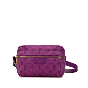 Louis Vuitton Monogram Denim Outdoor Bumbag Purple