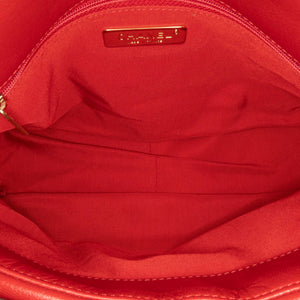 Chanel Large Lambskin 19 Flap Red