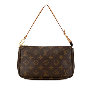 Louis Vuitton Monogram Pochette Accessoires Brown