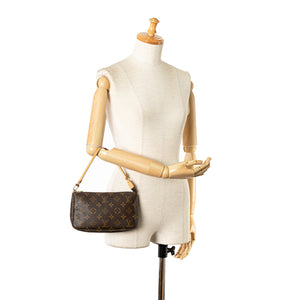 Louis Vuitton Monogram Pochette Accessoires Brown