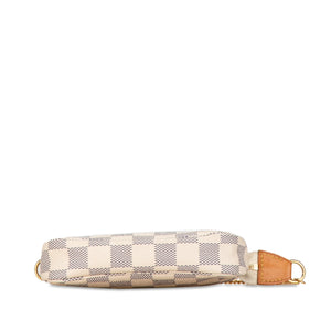 Louis Vuitton Damier Azur Mini Pochette Accessoires White