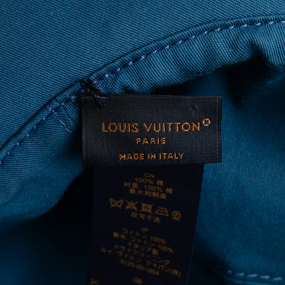 Louis Vuitton Monogram Essential Reversible Bucket Hat Blue