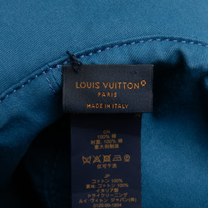 Louis Vuitton Monogram Essential Reversible Bucket Hat Blue