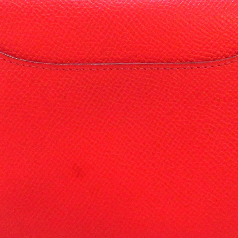 Hermès Epsom Constance Compact Wallet Red