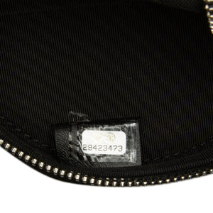 Chanel Suede Cocostellar Round Clutch on Chain Black