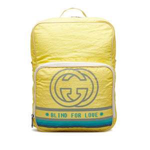 Gucci Blind For Love Backpack Yellow