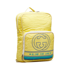 Gucci Blind For Love Backpack Yellow