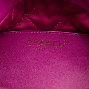 Chanel Mini Calfskin 22 Hobo Pink