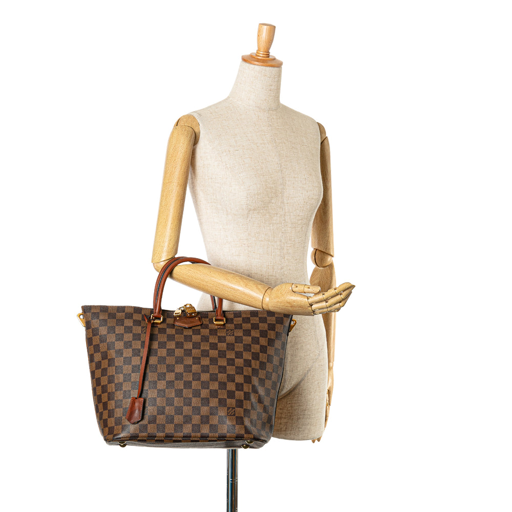 Louis Vuitton Damier Ebene Belmont MM Brown