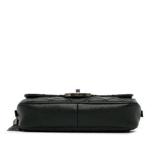 Chanel Medium Calfskin Paris-Edinburgh Coco Sporran Flap Black