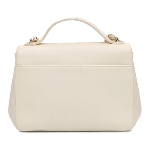 Chanel Small Caviar Business Affinity Top Handle Flap White