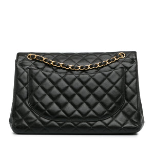 Chanel Maxi Classic Caviar Double Flap Black