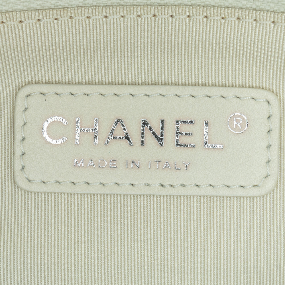 Chanel Small Denim Canebiers Net Flap Blue