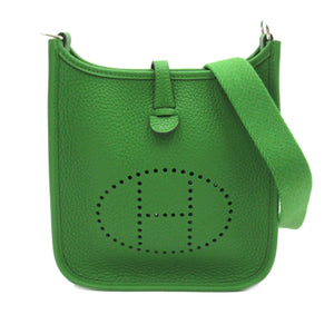 Hermès Taurillon Clemence Evelyne TPM Green