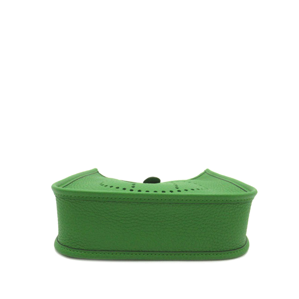 Hermès Taurillon Clemence Evelyne TPM Green