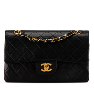 Chanel Small Classic Lambskin Double Flap Black