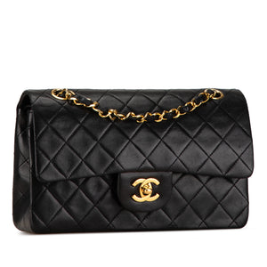 Chanel Small Classic Lambskin Double Flap Black