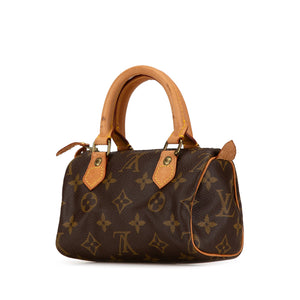 Louis Vuitton Monogram Nano Speedy Bandouliere Brown