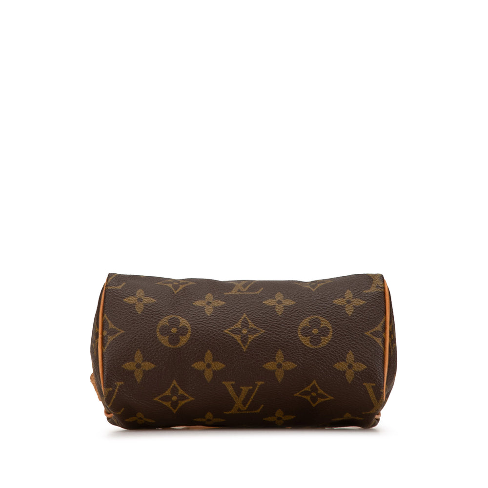 Louis Vuitton Monogram Nano Speedy Bandouliere Brown