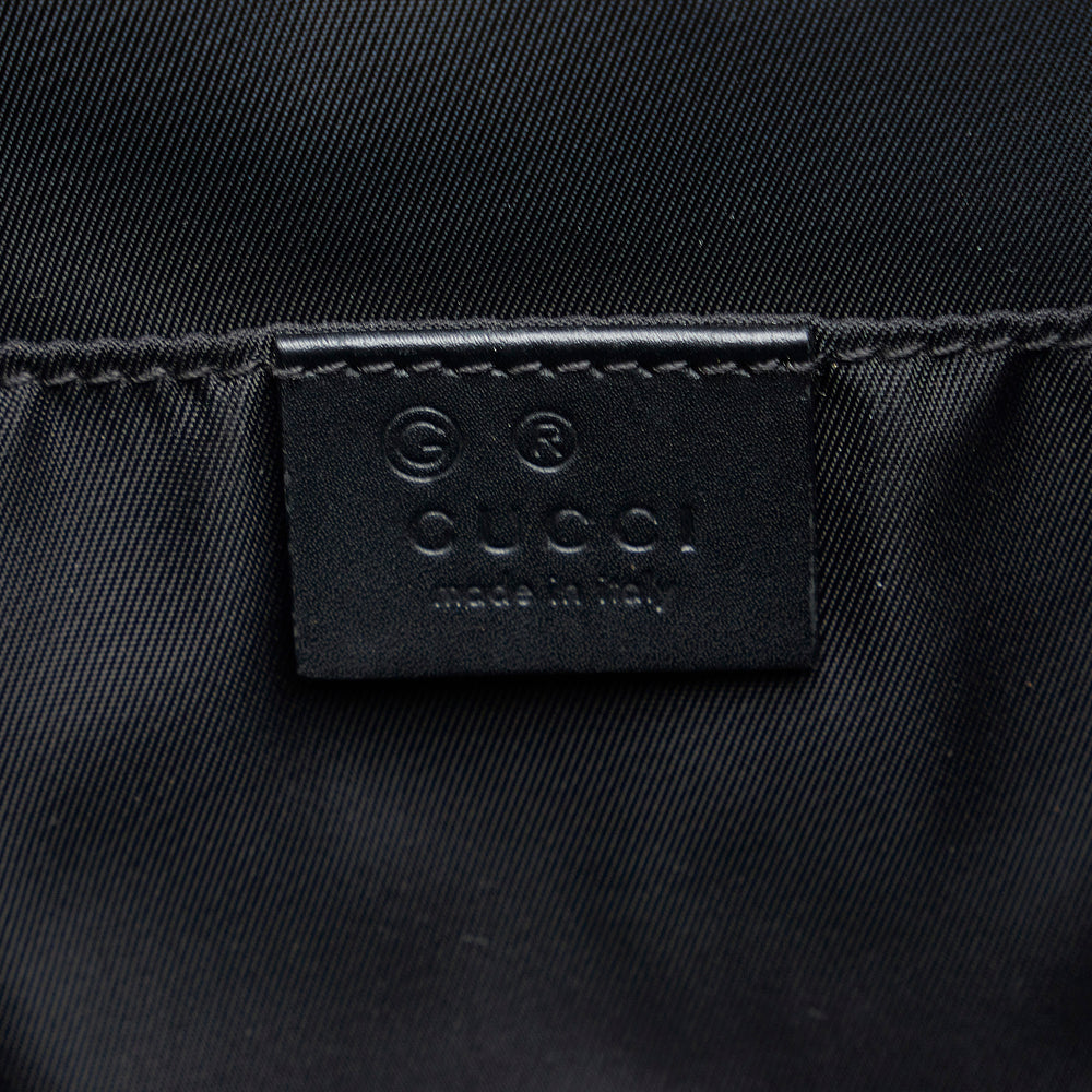 Gucci Techno Web Clutch Black