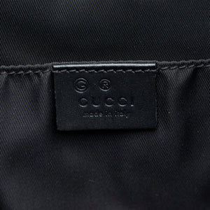 Gucci Techno Web Clutch Black